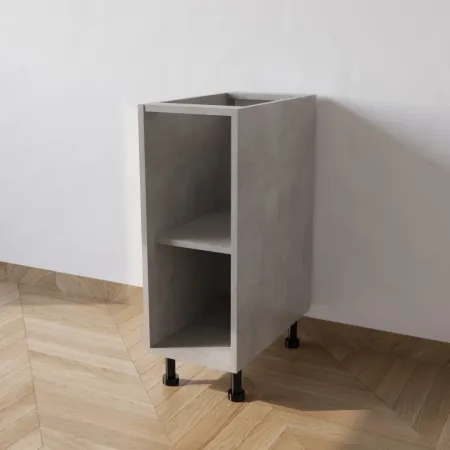 Mobile Base per Cucina senza Anta di Colore Cemento