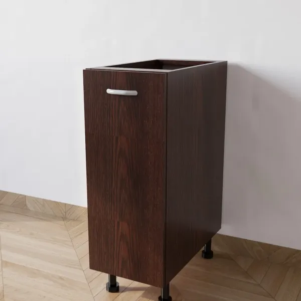 Mobile Base per Cucina compreso di Ante di Colore Wenge