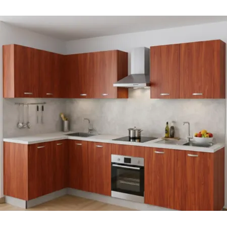Mobile Base per Cucina senza Anta di Colore Ciliegio 2