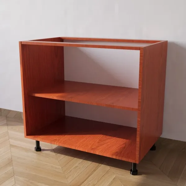 Mobile Base per Cucina senza Anta di Colore Ciliegio