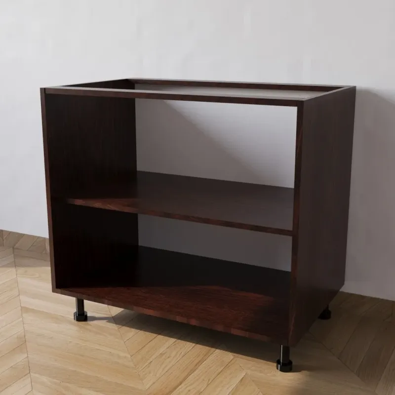 Mobile Base per Cucina senza Anta di Colore Wenge