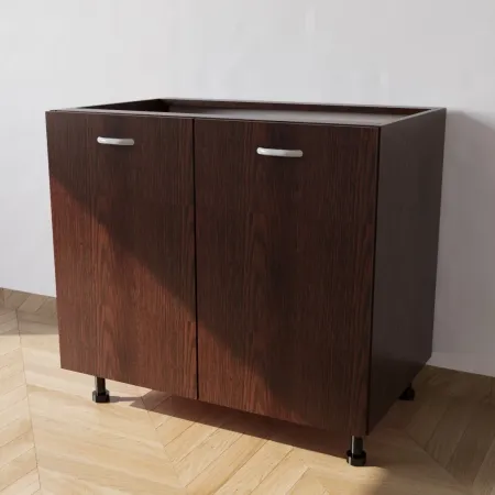 Acquista ora Mobile Base per Cucina compreso di Ante di Colore Wenge su calandrelli.net