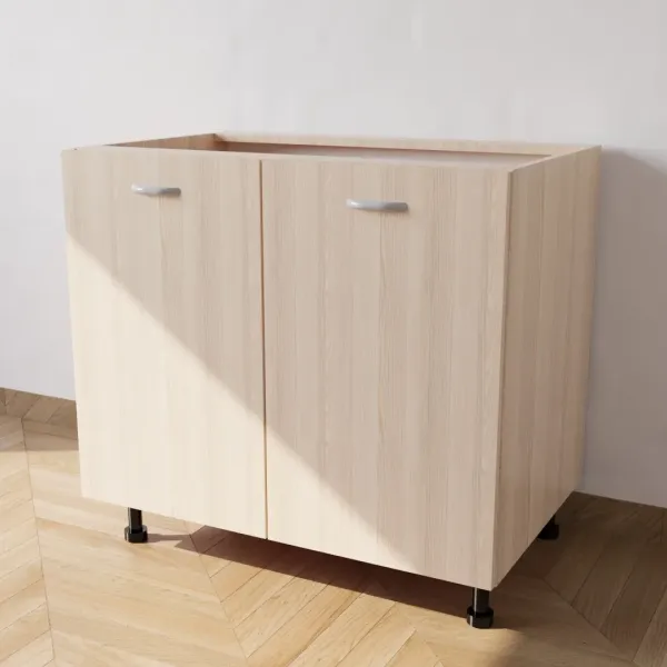 Mobile Base per Cucina compreso di Ante di Colore Rovere