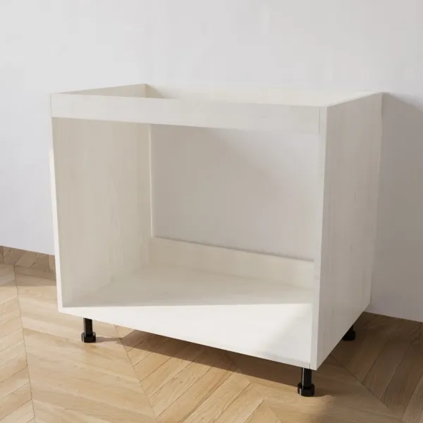 copia di Mobile Base Lavello da Incasso senza Ante di Colore Larice Bianco
