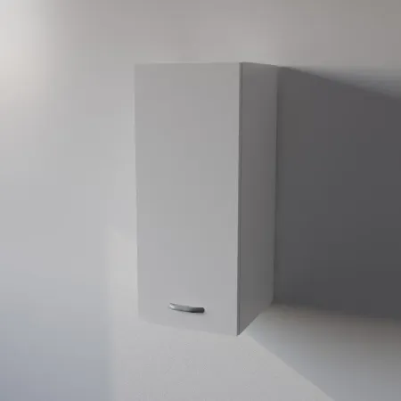 Pensile Cucina in Legno Nobilitato Bianco con 1 Anta Altezza 72 cm