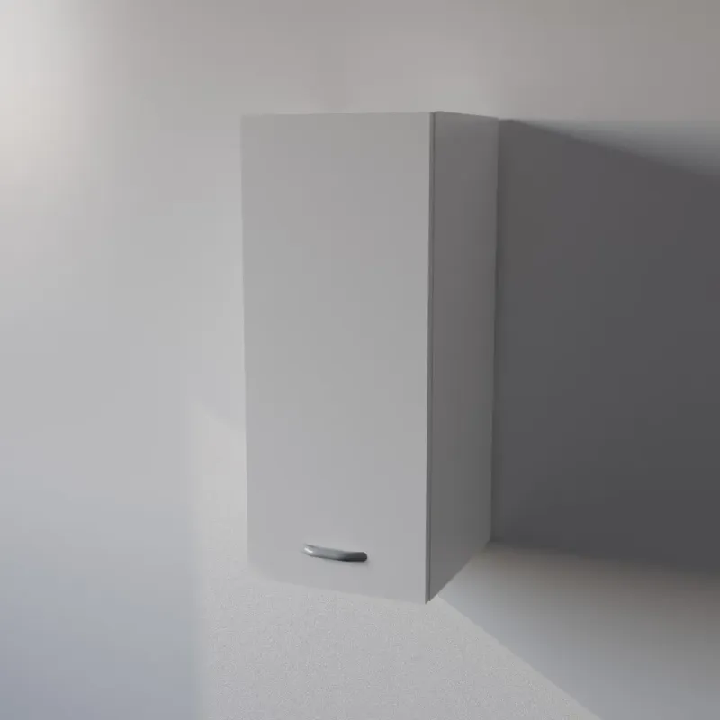 Pensile Cucina in Legno Nobilitato Bianco con 1 Anta Altezza 72 cm
