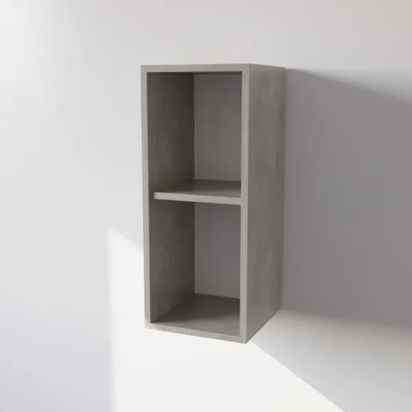 Pensile Cucina in Legno Nobilitato Cemento con 1 Anta Altezza 72 cm