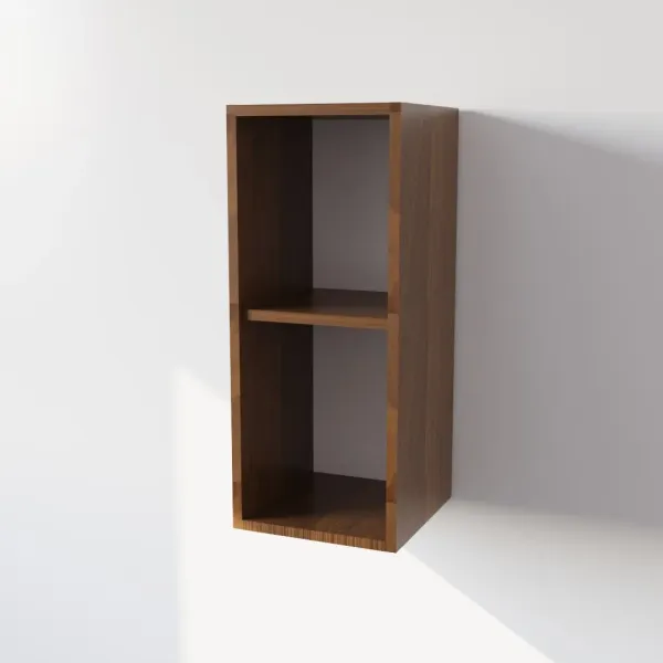 Pensile Cucina in Legno Nobilitato Noce con 1 Anta Altezza 72 cm