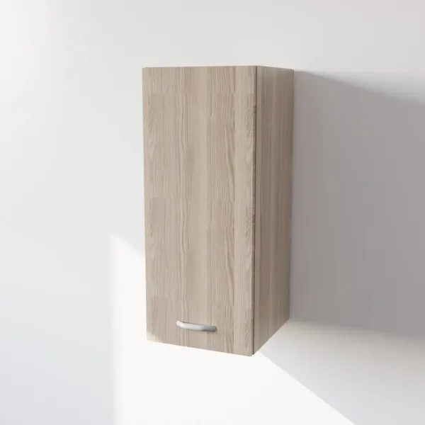 Pensile Cucina in Legno Nobilitato Olmo con 1 Anta Altezza 72 cm