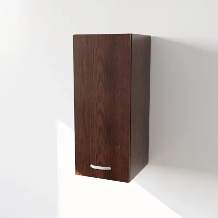 Pensile Cucina in Legno Nobilitato Wenge con 1 Anta Altezza 72 cm