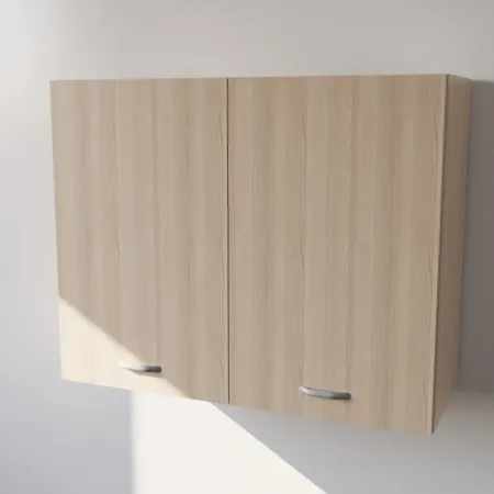 Pensile Cucina in Legno Nobilitato Rovere con  Ante Altezza 72 cm