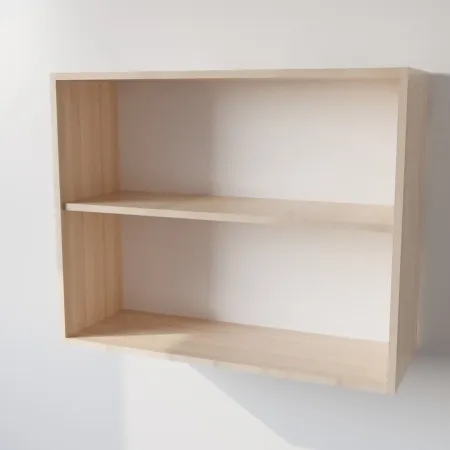 Pensile Cucina in Legno Nobilitato Rovere con  Ante Altezza 72 cm 2