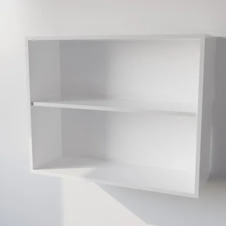 Pensile Cucina in Legno Nobilitato Bianco con  Ante Altezza 72 cm 2