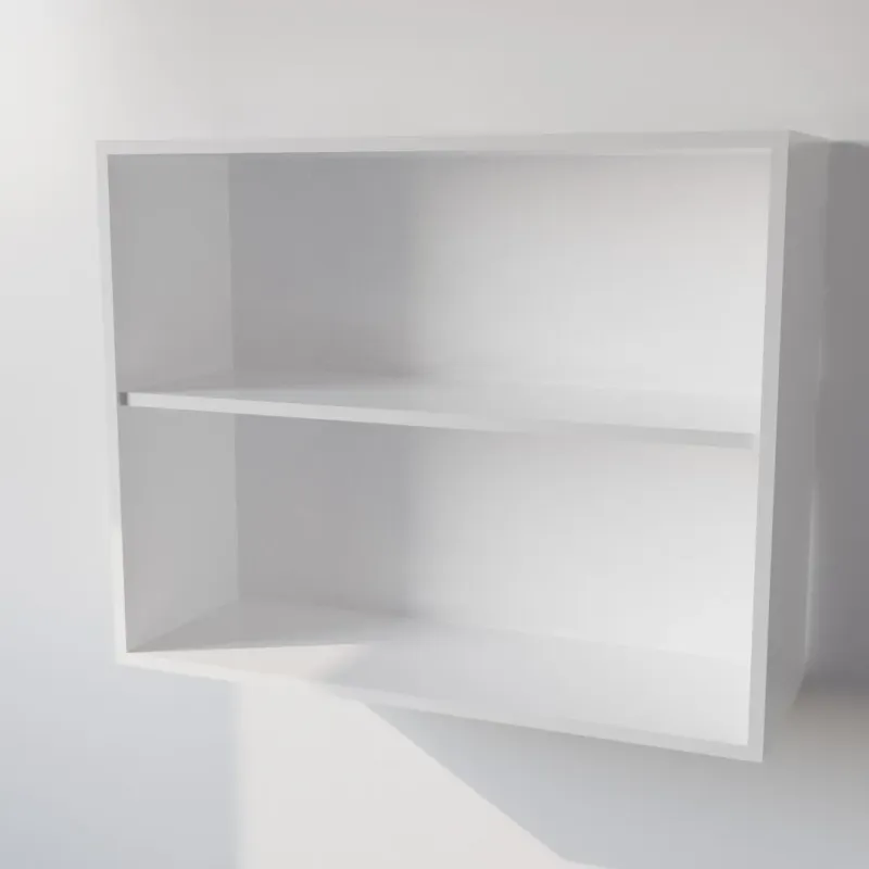 Pensile Cucina in Legno Nobilitato Bianco con  Ante Altezza 72 cm