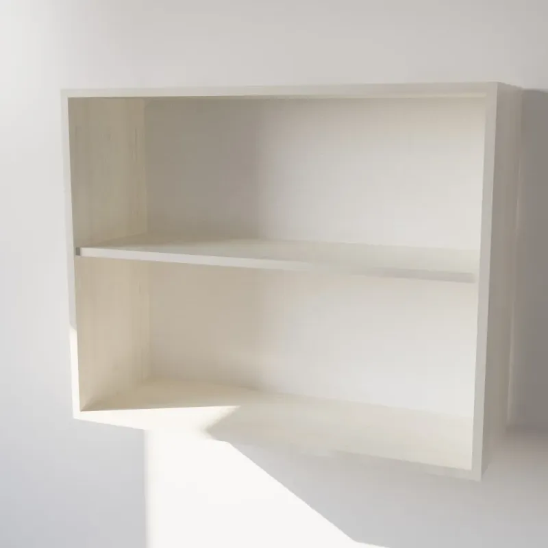 Pensile Cucina in Legno Nobilitato Larice Bianco con  Ante Altezza 72 cm