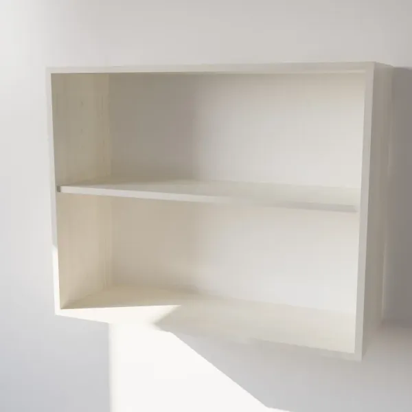 Pensile Cucina in Legno Nobilitato Larice Bianco con  Ante Altezza 72 cm