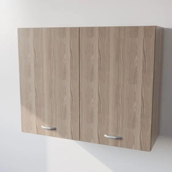 Pensile Cucina in Legno Nobilitato Olmo con Ante Altezza 72 cm