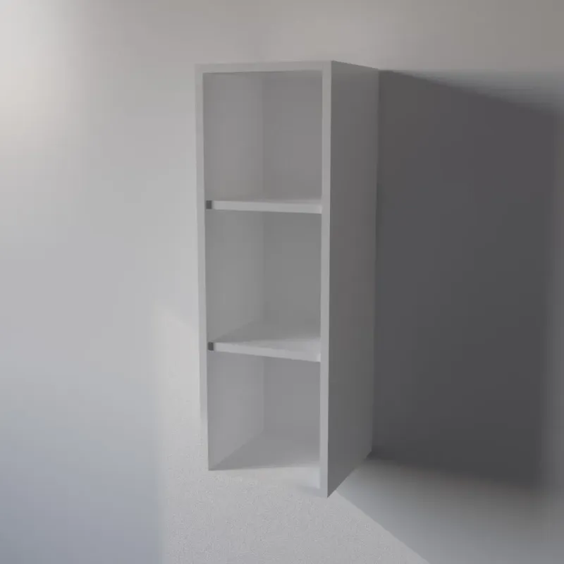 Pensile Cucina in Legno Nobilitato Bianco con 1 Anta Altezza 90 cm