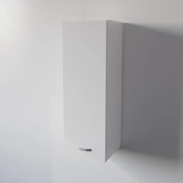 Pensile Cucina in Legno Nobilitato Bianco con 1 Anta Altezza 90 cm