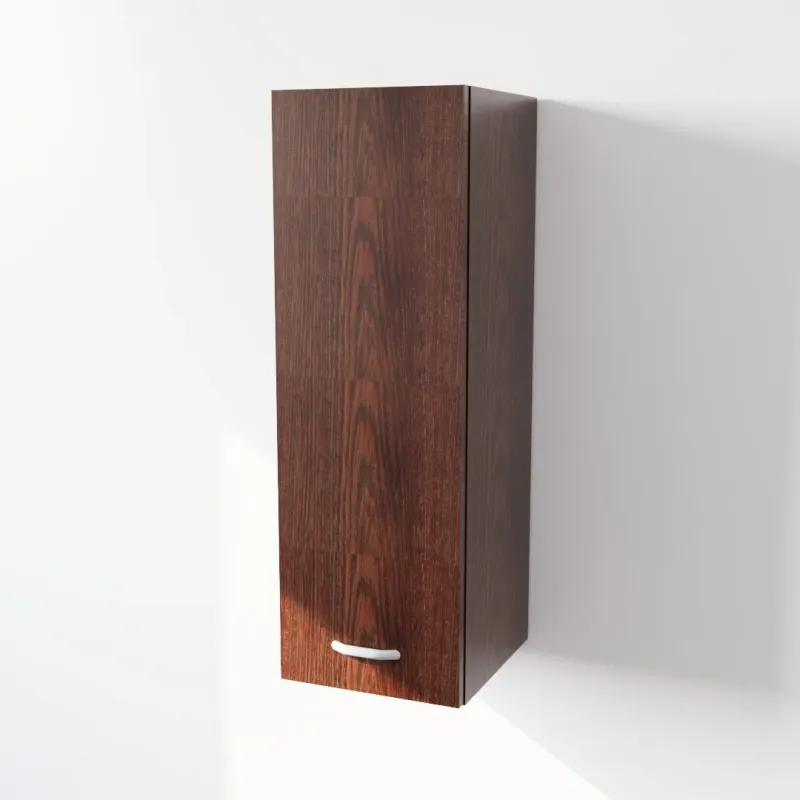 Pensile Cucina in Legno Nobilitato Wenge con 1 Anta Altezza 90 cm