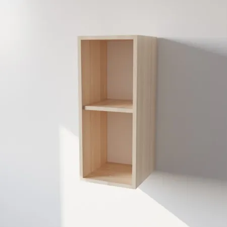 Pensile Cucina in Legno Nobilitato Rovere con 1 Anta Altezza 72 cm 2