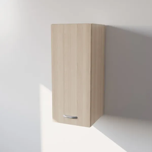 Pensile Cucina in Legno Nobilitato Rovere con 1 Anta Altezza 72 cm