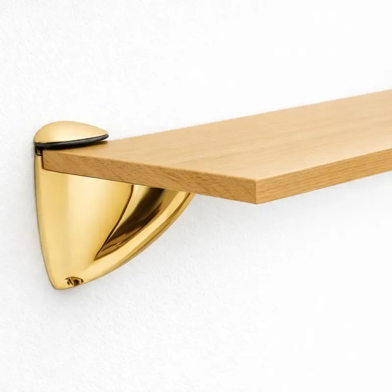 Coppia di Reggimensola Ottone per Piani in Legno