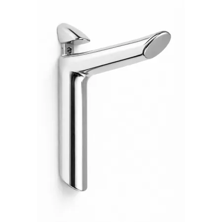 Coppia di Reggimensola per Piani in Legno e Vetro Cromo Lucido