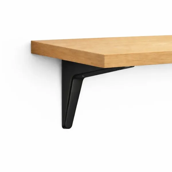 Coppia di Reggimensola per Piani in Legno Nero
