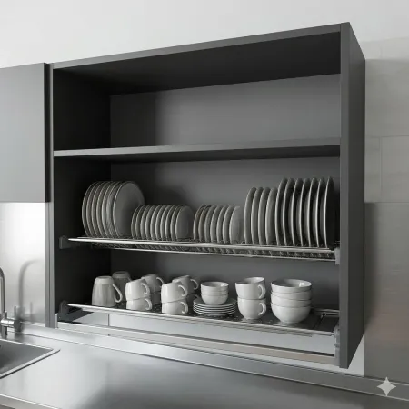 Scolapiatti da Incasso con Telaio in Acciaio Inox di Varie Misure 2