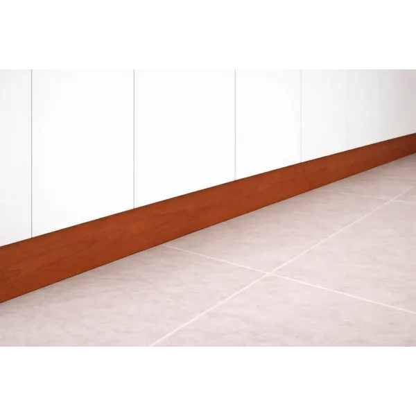 Zoccolatura per cucina in PVC di Colore Ciliegio