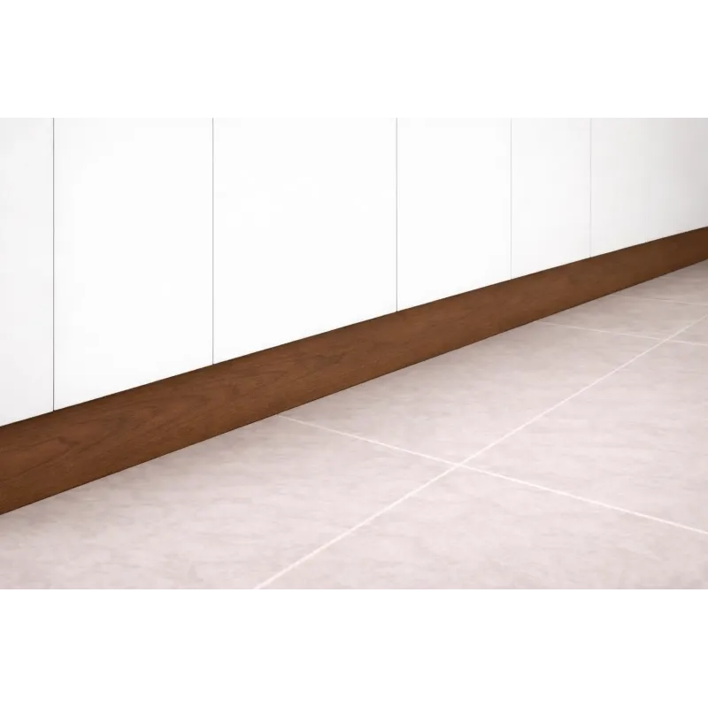 Zoccolatura per cucina in PVC di Colore Noce Scuro