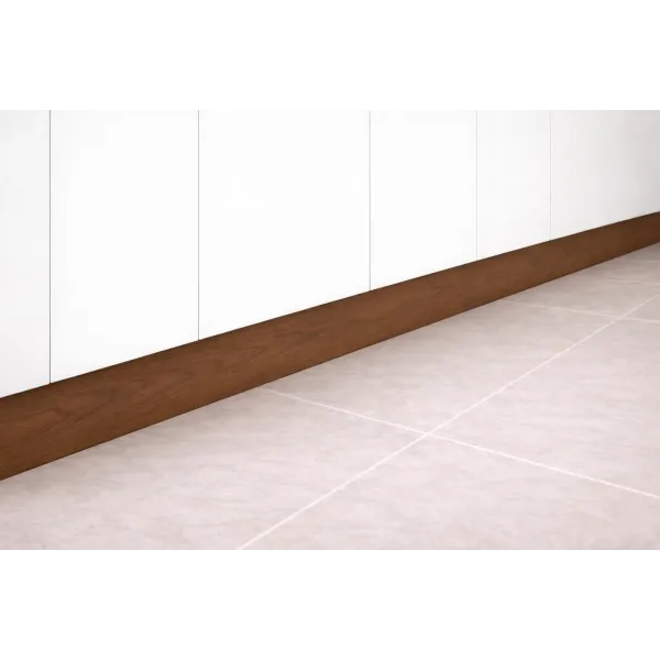 Zoccolatura per cucina in PVC di Colore Noce Scuro