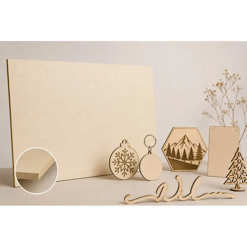 10 Fogli Compensato di Pioppo A3 4 mm – Pannelli in Legno per Taglio Laser, Pirografia, Incisione, Modellismo e Fai da Te