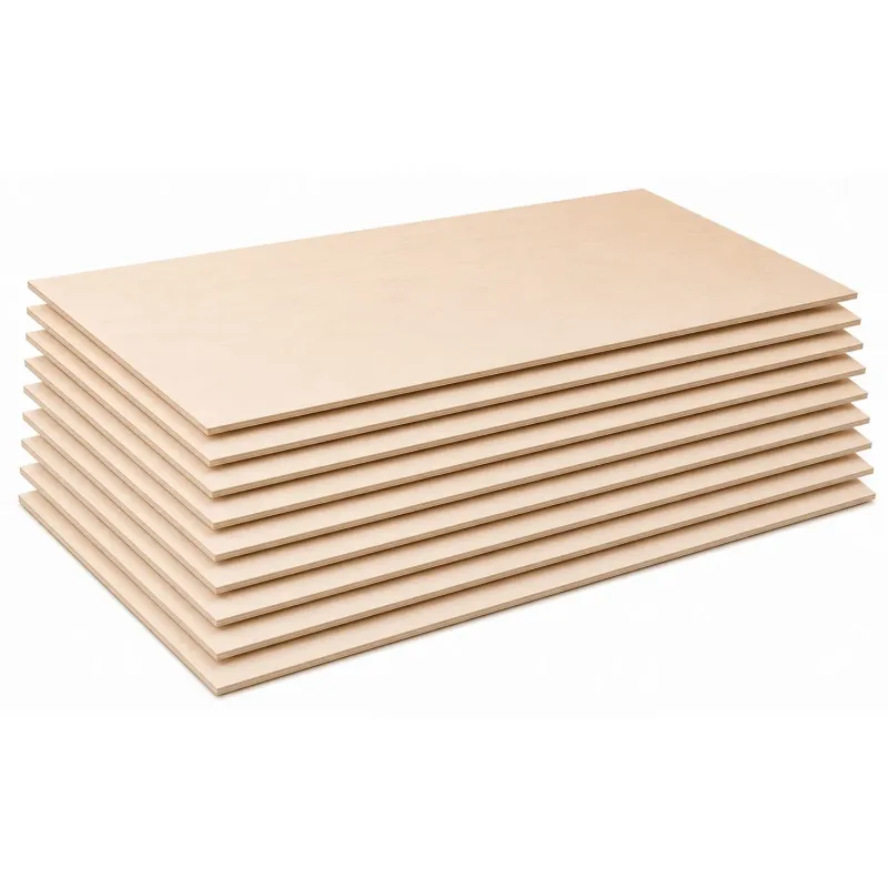 10 Fogli Compensato di Pioppo Sp. 4 mm – Pannelli in Legno per Taglio Laser, Pirografia, Incisione, Modellismo e Fai da Te