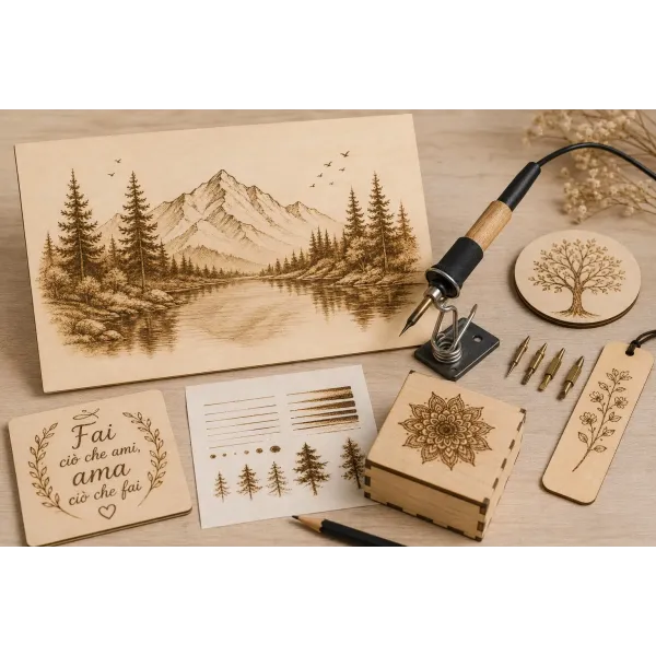 10 Fogli Compensato di Pioppo A3 4 mm – Pannelli in Legno per Taglio Laser, Pirografia, Incisione, Modellismo e Fai da Te