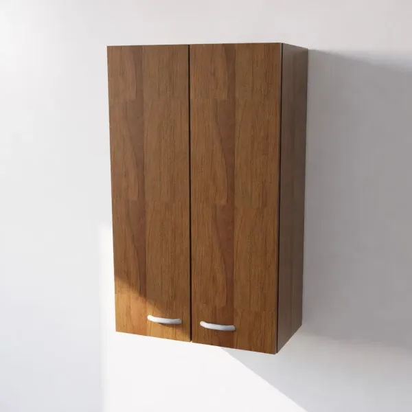 Pensile Cucina in Legno Nobilitato Noce con Ante Altezza 90 cm
