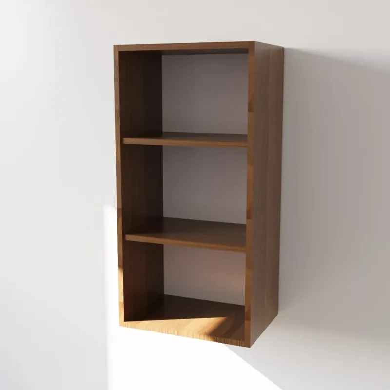 Pensile Cucina in Legno Nobilitato Noce con Ante Altezza 90 cm