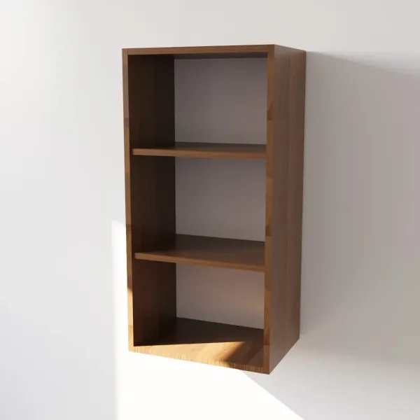 Pensile Cucina in Legno Nobilitato Noce con Ante Altezza 90 cm