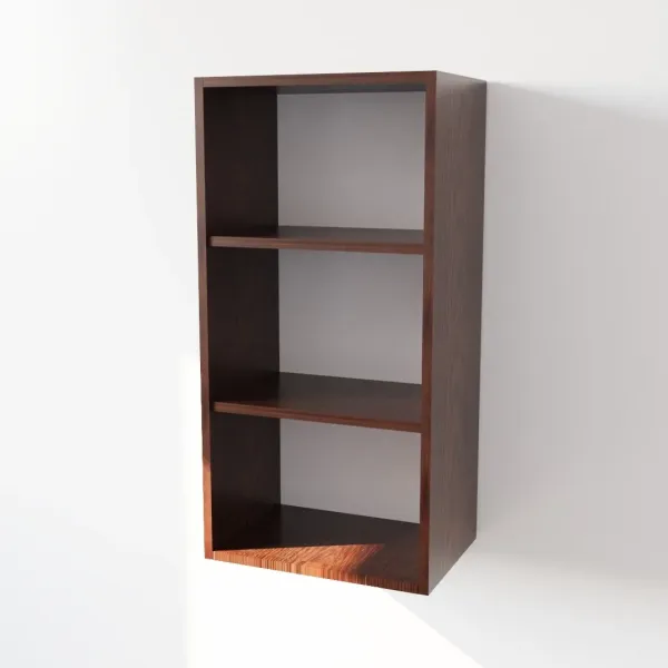 Pensile Cucina in Legno Nobilitato Wenge con Ante Altezza 90 cm