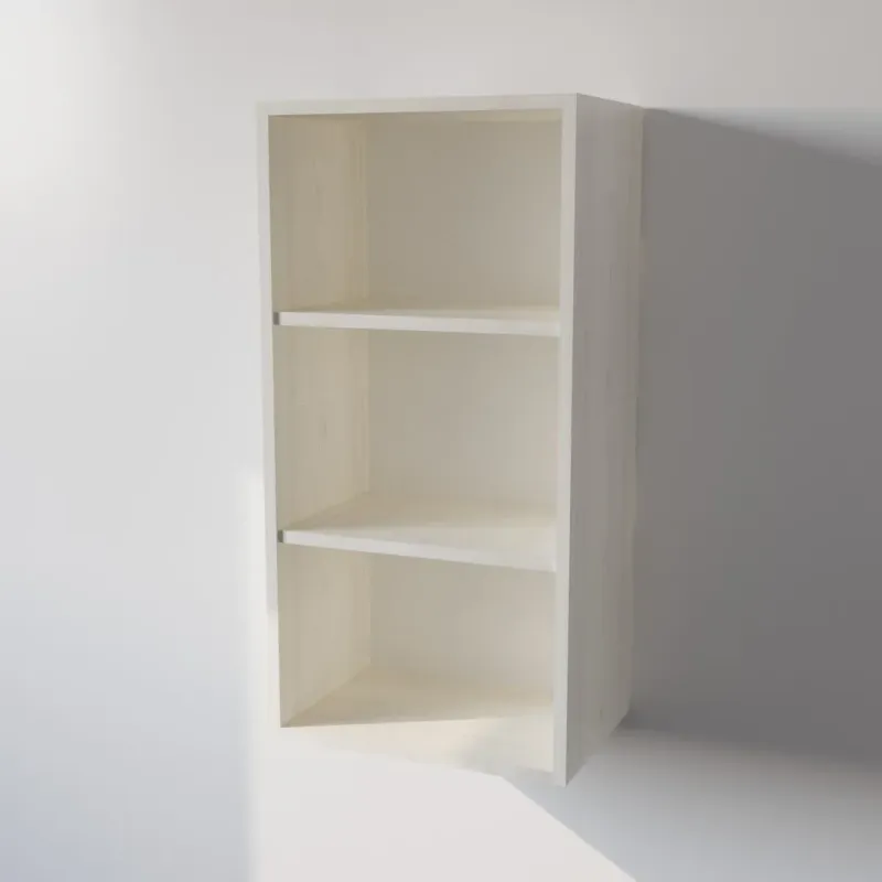 Pensile Cucina in Legno Nobilitato Larice Bianco con Ante Altezza 90 cm