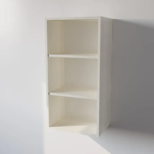 Pensile Cucina in Legno Nobilitato Larice Bianco con Ante Altezza 90 cm