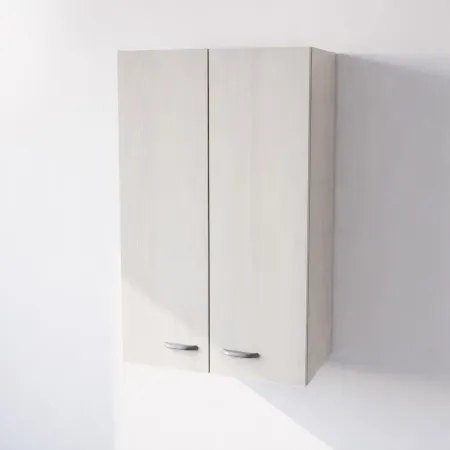 Pensile Cucina in Legno Nobilitato Larice Bianco con Ante Altezza 90 cm