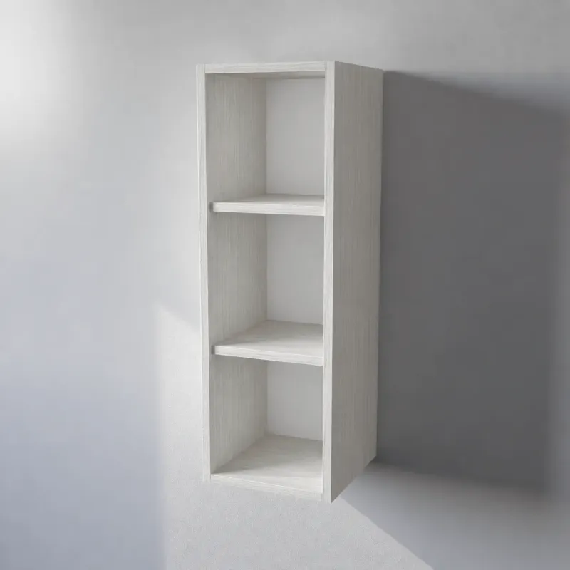 Pensile Cucina in Legno Nobilitato Bianco Frassino con 1 Anta Altezza 90 cm
