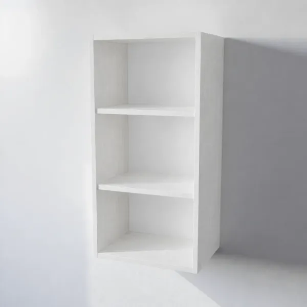 Pensile Cucina in Legno Nobilitato Bianco Frassino con Ante Altezza 90 cm