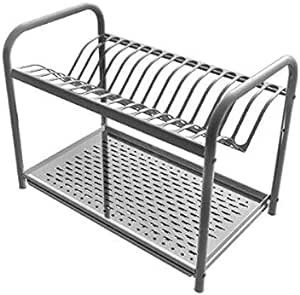 SCOLAPIATTI CON BASE DI APPOGGIO E CON RACCOGLIGOCCE IN ACCIAIO INOX IN VARIE MISURE (60 CM)