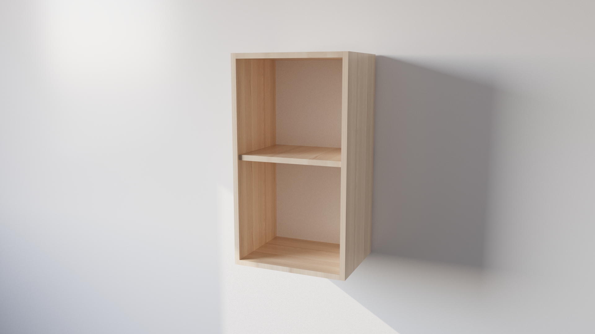 Pensile Cucina in Legno Nobilitato Rovere Mobile Alto con 1 Anta, Pensile Componibile Moderno Made in Italy (H72XL60XP33cm) - immagine 3